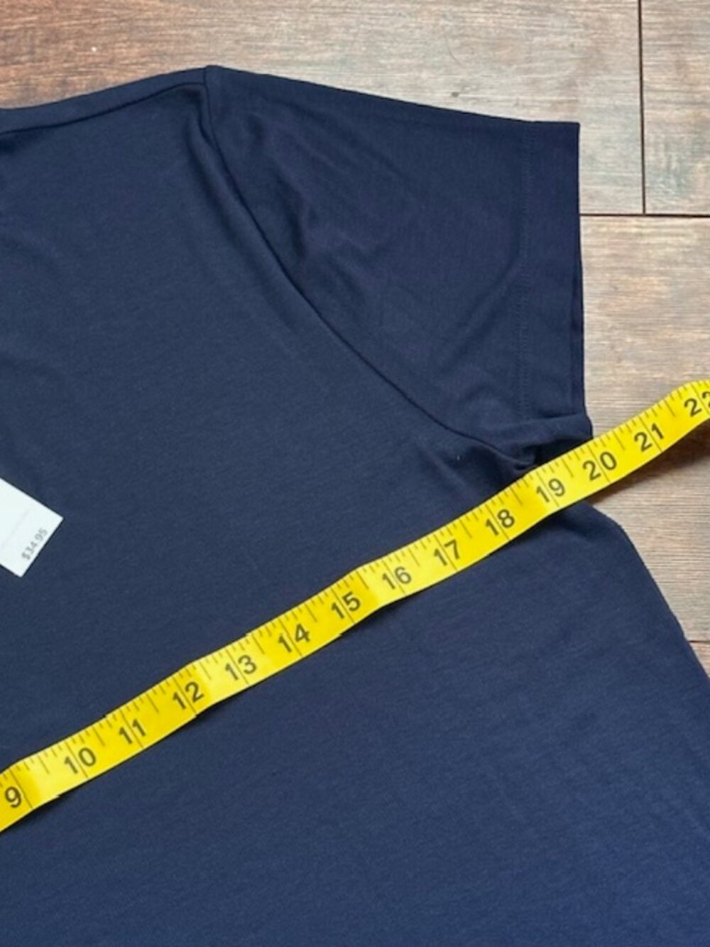 Loft NWT Navy Blue Short Sleeve Everyday Tee - Size XL - Picture 7 of 9